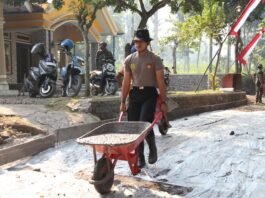 Satgas TMMD ke-129 dan Polres Lumajang Perkuat Sinergi, Bersama Wujudkan Pembangunan di Desa Ledok Tempuro