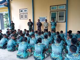Bati Bhakti TNI Siter Kodim 0821/Lumajang Sampaikan Rencana Kegiatan kepada Personel Satgas TMMD ke-129