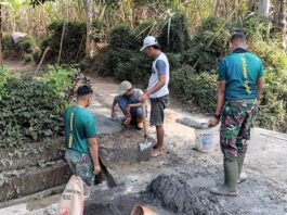 Satgas TMMD ke-129 Perkuat Akses Jalan Menuju Rumah Warga