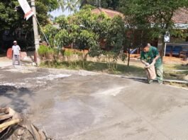 Percepatan Rabat Beton TMMD ke-129 Terus Dilanjutkan, Dukung Akses Masyarakat