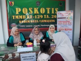 Kodim 0821/Lumajang Perkuat Kualitas SDM Masyarakat Melalui Edukasi Kesehatan TMMD ke-129