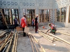 Semangat Kebersamaan Warnai Pembangunan Masjid Nurul Anwar di Tempeh Kidul