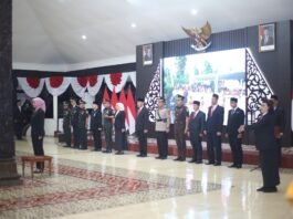 [TNI} Dandim Lumajang Hadiri Pengukuhan Paskibraka Kabupaten Lumajang, Siap Sukseskan HUT ke-81 RI