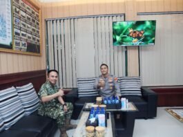 Kapolres Baru Kunjungi Kodim 0821/Lumajang, Perkuat Sinergitas TNI-Polri