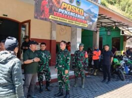 Dandim Lumajang Tinjau Langsung Lokasi Karhutla di Kawasan TNBTS Ranupani