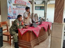 Perkuat Kesadaran Masyarakat, Babinsa Wates Wetan Dampingi Sosialisasi Kesehatan